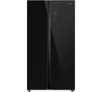 Холодильник Weissgauff WSBS550Built-inNoFrostInverterBlackGlass 439590