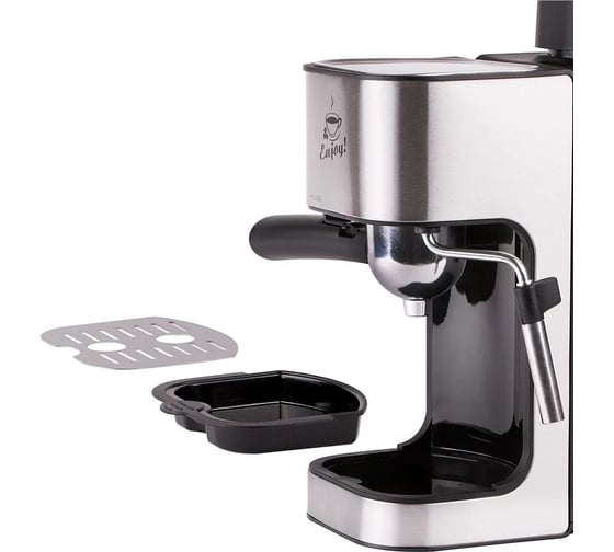 Кофеварка FIRST Espresso 800 Вт, 4 бар, Black-Bruched FA-5475-2