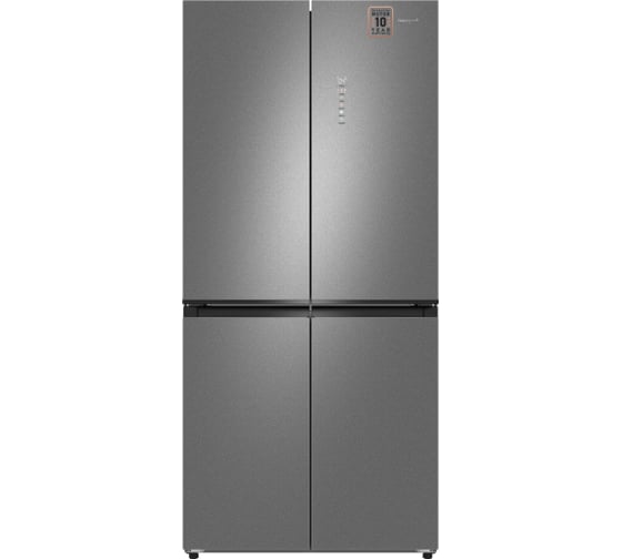 Холодильник Weissgauff WCD 450 Bru Steel Glass NoFrost Inverter 433319