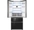 Холодильник Weissgauff WFD 450 Built-inInverter NoFrost Black Glass 439578 2