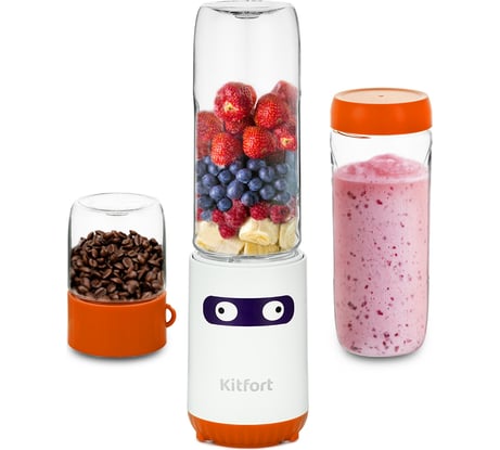 Блендер KITFORT Shake & Take 2 в 1 КТ-3033-4