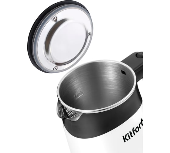 Чайник KITFORT мощность 920-1100 вт емкость 0,5 л белый КТ-639
