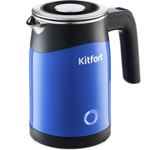 Чайник KITFORT мощность 920-1100 вт емкость 0,5 л синий КТ-639-2