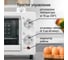 Духовой шкаф STINGRAY ST-EO100A, светлое серебро 44654 10