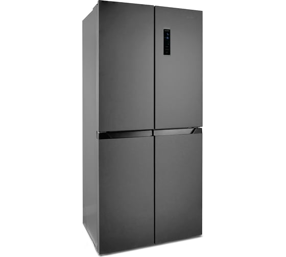 Холодильник Centek INOX INVERTER No-Frost<468л (185л/283л)> 795х656х1800мм(ШхГхВ), А+ CT-4300 Графит