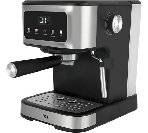 Кофеварка эспрессо BQ ECM1077M стально-черная 86215694