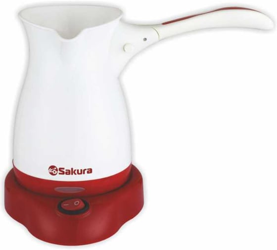 Турка электро SAKURA SA-6111WR (0.5) бел/красн РТ-00066652