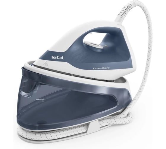 Парогенератор Tefal Express Optimal SV4110E0 2200Вт синий/белый 2008298