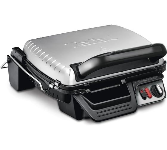 Электрогриль Tefal GC306012 2000Вт серебристый/черный 284271