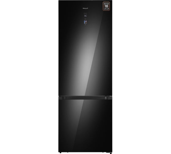 Холодильник Weissgauff WRK 2070 D Premium Inverter Total Nofrost Black Glass 442470