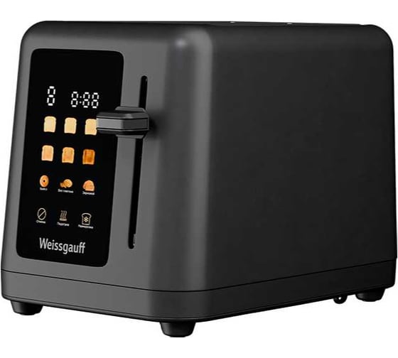 Тостер Weissgauff WT-425 B ColorTouch 441868