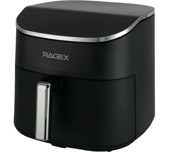 Аэрогриль 8 в 1 RAGEX R205, 7.6л, 2000Вт, цвет: 000 (черный) R205-000