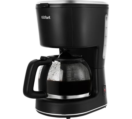 Кофеварка KITFORT мощность 900 вт емкость резервуара 1,2 л КТ-734