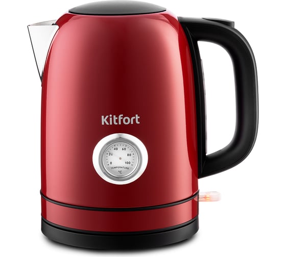 Чайник KITFORT мощность 2200 вт емкость 1,7 л красный КТ-683-2