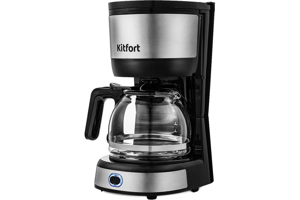 Кофеварка KITFORT 0,6 л КТ-730 - выгодная цена, отзывы, характеристики .