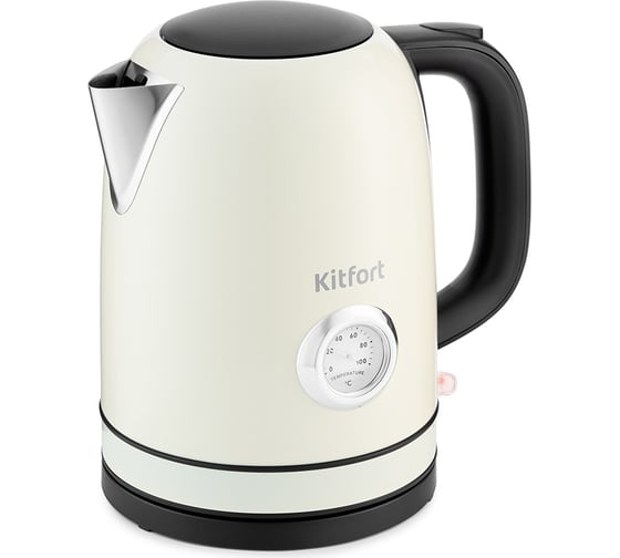 Чайник KITFORT мощность 2200 вт емкость 1,7 л бежевый КТ-683-3 1