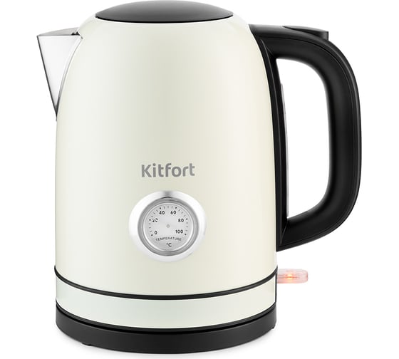 Чайник KITFORT мощность 2200 вт емкость 1,7 л бежевый КТ-683-3