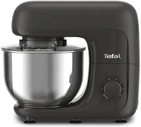 Кухонная машина Tefal Bake Essential QB161H38 планетар.вращ. 800Вт черный/серебристый 2073235