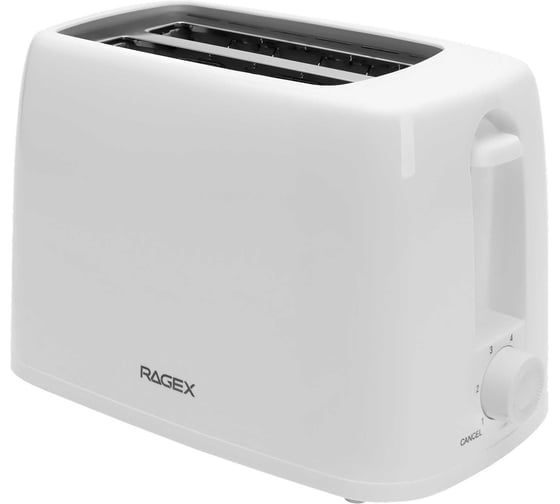 Электрический тостер RAGEX R1302 650 Вт, цвет белый, код 100 R1302-100