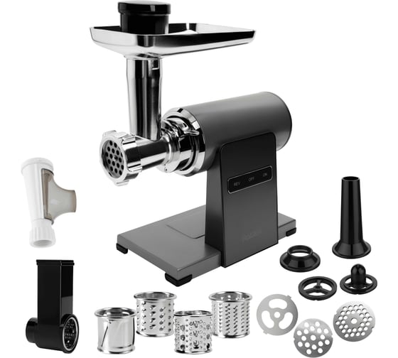 Электрическая мясорубка RAGEX R804 2400 Вт, цвет серая, код 200 R804-200
