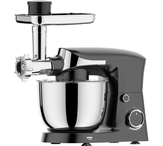 Кухонный комбайн RAGEX R130 4 л, 1500 Вт, цвет глубокий черный, код 001 R130-001