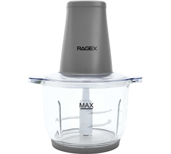 Кухонный комбайн RAGEX R123 2 л, 500 Вт, серый R123-200