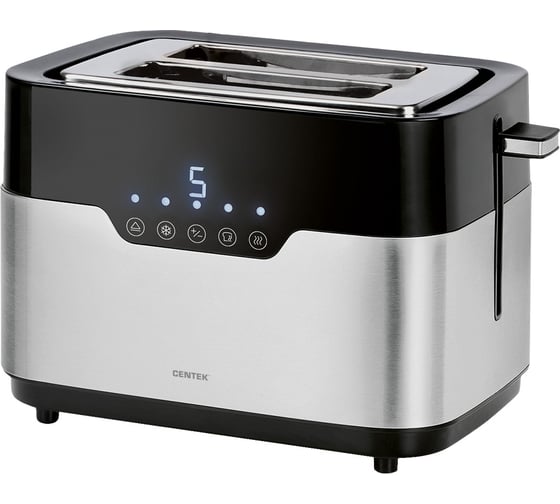 Тостер Centek (сталь) 920Вт, 7 ур. прожарки, CT-1423