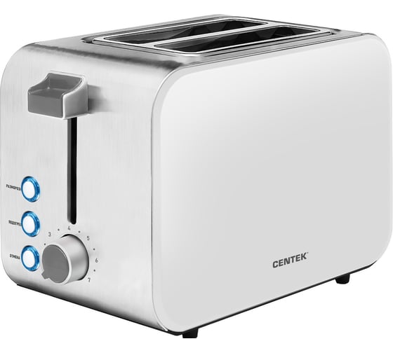 Тостер Centek CT-1422 (белый) 850Вт, 7 ур. прожарки, WHITE