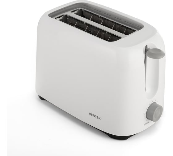 Тостер Centek CT-1425 (белый) 700 Вт, 6 уровней мощности, 2 тоста