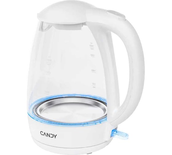 Чайник Candy CK-300 1.8л, 2200Вт белый корпус: стекло/пластик 2087105
