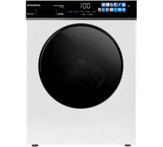 Стиральная машина с инвертором и паром MAUNFELD MFWM1210ISTWH06