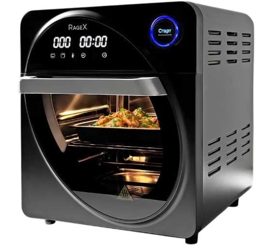 Электрическая мини-печь RAGEX 14.5л, 1700Вт, черная R1602-000