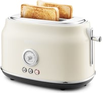 Тостер KITFORT мощность 685-815 Вт 2 тоста одновременно, бежевый КТ-2038-2