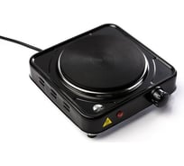 Электрическая плитка LUAZON LHP-002, 1 конфорка, 1000 Вт, нагреватель диск, чёрная 3548890