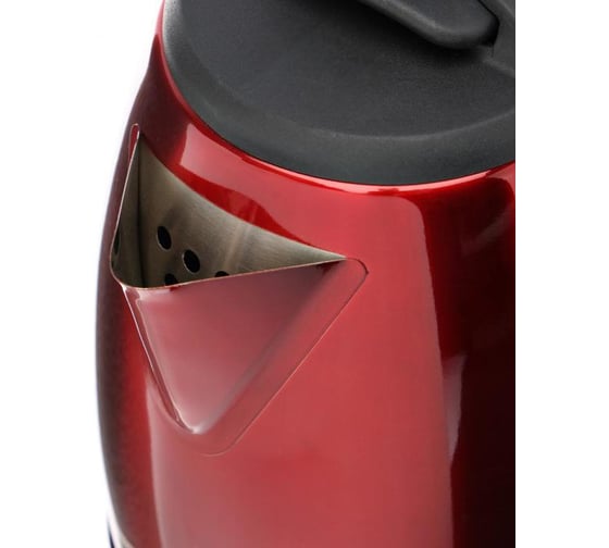 Электрический чайник LUAZON LSK-1804, металл, 1.8 л, 1500 Вт, красный 5035552