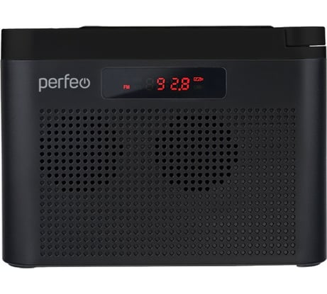 Цифровой радиоприемник Perfeo ТАЙГА FM MP3 встроенный аккумулятор, USB черный 30015159