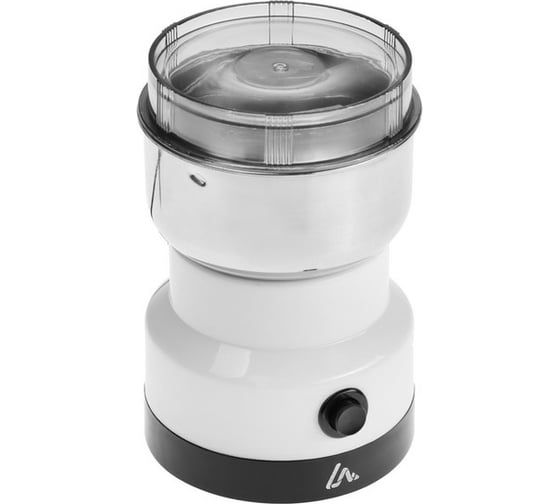 Электрическая кофемолка LUAZON LCG-01, 120 Вт, 85 г, белая 7087863
