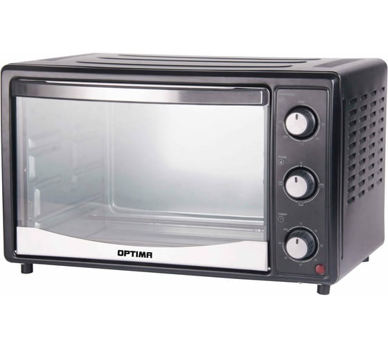 Электрическая духовка Optima O-282MB 26 л таймер противень решетка черный 1600 Вт 1001332 1