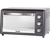 Электрическая духовка Optima O-232MB 18 л таймер противень решетка, черный 1300 Вт 1001331