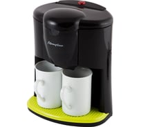 Кофеварка Матрёна MA-017 черная, 450 Вт, две чашки 005586