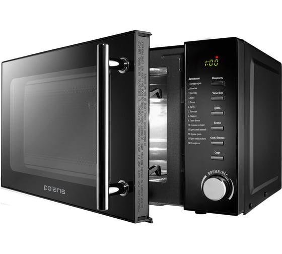 Микроволновая печь Polaris PMO 2002DG RUS, с грилем, 20 л 015475
