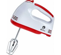 Миксер ВАСИЛИСА МК2-180 белый с красным, 180 Вт, 7 скоростных режимов 24 Р1-00007766