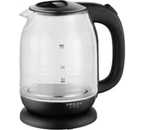 Чайник DELTA LUX DL-1206B корпус из жаропрочного стекла, черный, 2200 Вт, 1.7л 6 0R-00006314