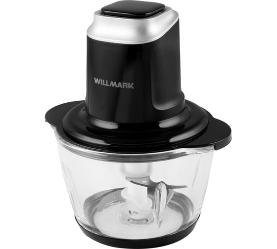 Измельчитель Willmark WMC-5288 400 Вт стеклянная чаша 1.2 л двойные лезвия резиновое основание 2001429