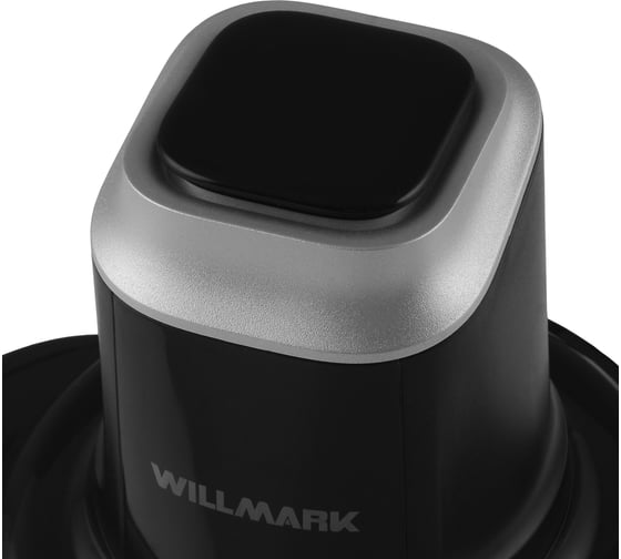 Измельчитель Willmark WMC-5288 400 Вт стеклянная чаша 1.2 л двойные лезвия резиновое основание 2001429