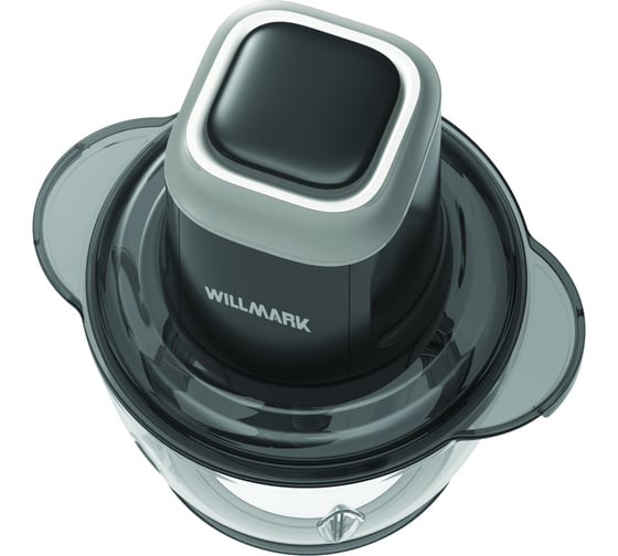 Измельчитель Willmark WMC-5288 400 Вт стеклянная чаша 1.2 л двойные лезвия резиновое основание 2001429