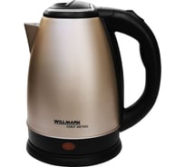 Электрический чайник Willmark WEK-1808SS 1.8 л поворот на 360 градусов корпус из нержавеющей стали 2000536