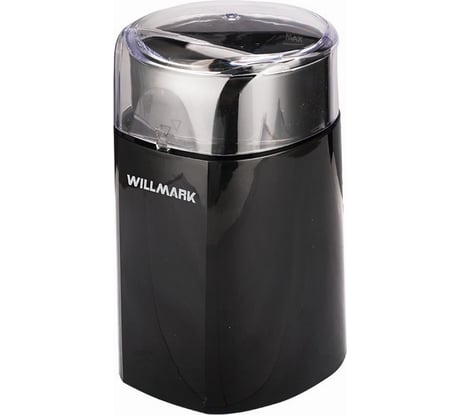 Кофемолка Willmark WCG-215 180 Вт 60 г прозрачная крышка ротационный нож 2001371