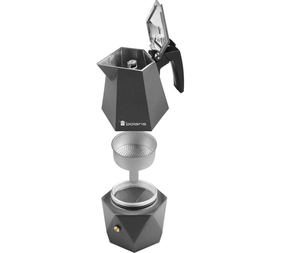 Гейзерная кофеварка Polaris Kontur-4C 015182