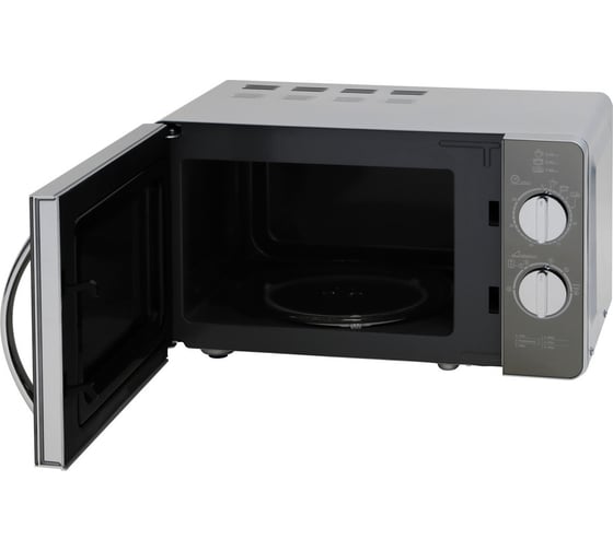 Микроволновая печь Willmark WMO-202MHS 20 л 700 Вт механический ПУ ручка для открывания двери серый 2000289